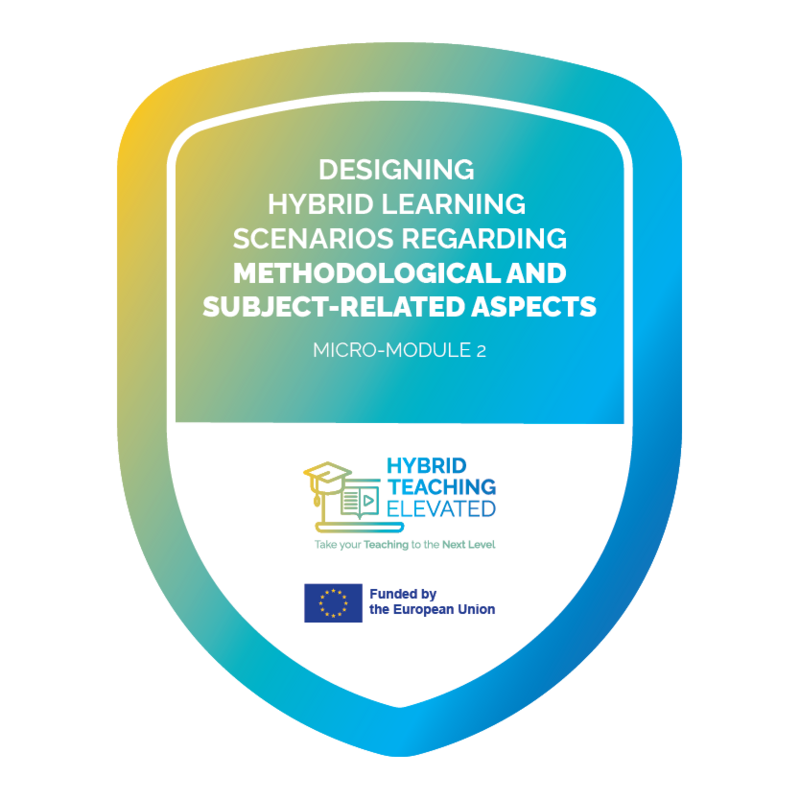 Micro-Module 2 - Designing hybrid learning scenarios