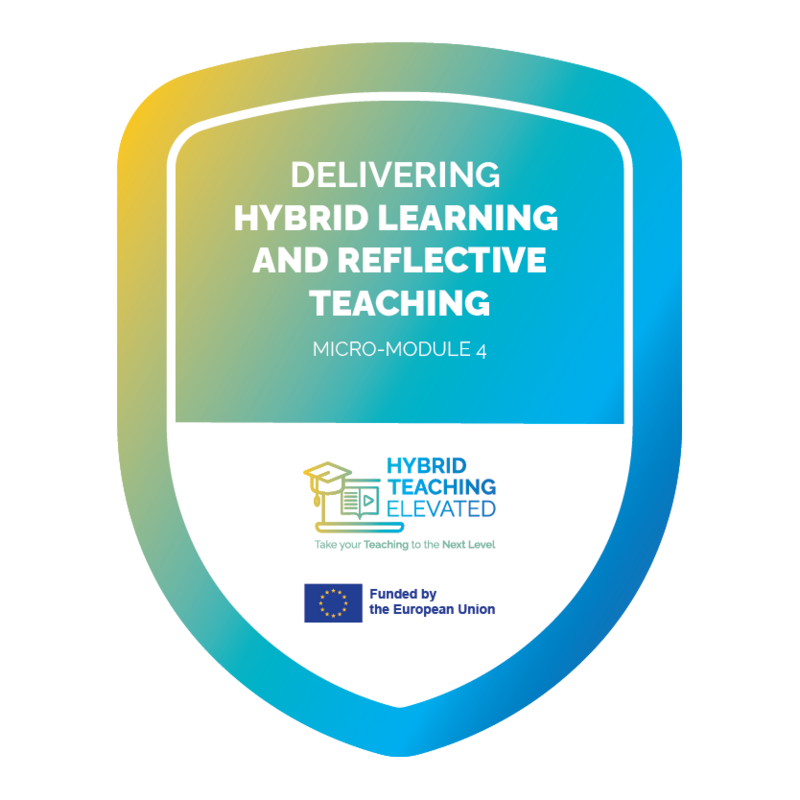 Micro-Module 4 - Delivering hybrid learning and refletive teaching